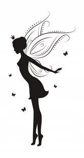 Naklejki dla dzieci królewna motylek Wróżka Lenka, 150x75 cm - Naklejki na ścianę Naklejki dla dzieci królewna motylek Wróżka Lenka, 150x75 cm - Naklejki na ścianę - miniaturka - grafika 1