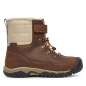 Buty dla chłopców - Śniegowce Keen Kanibou Wp 1031054 Brązowy - miniaturka - grafika 1