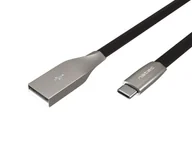 Kable USB - Natec Prati USB-C->USB-A 1.0m czarny - miniaturka - grafika 1