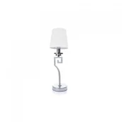 Lampy stojące - Berella Light Lampa stołowa Alora BL0491 Berella Light klasyczna oprawa z białym abażurem BL0491 - miniaturka - grafika 1