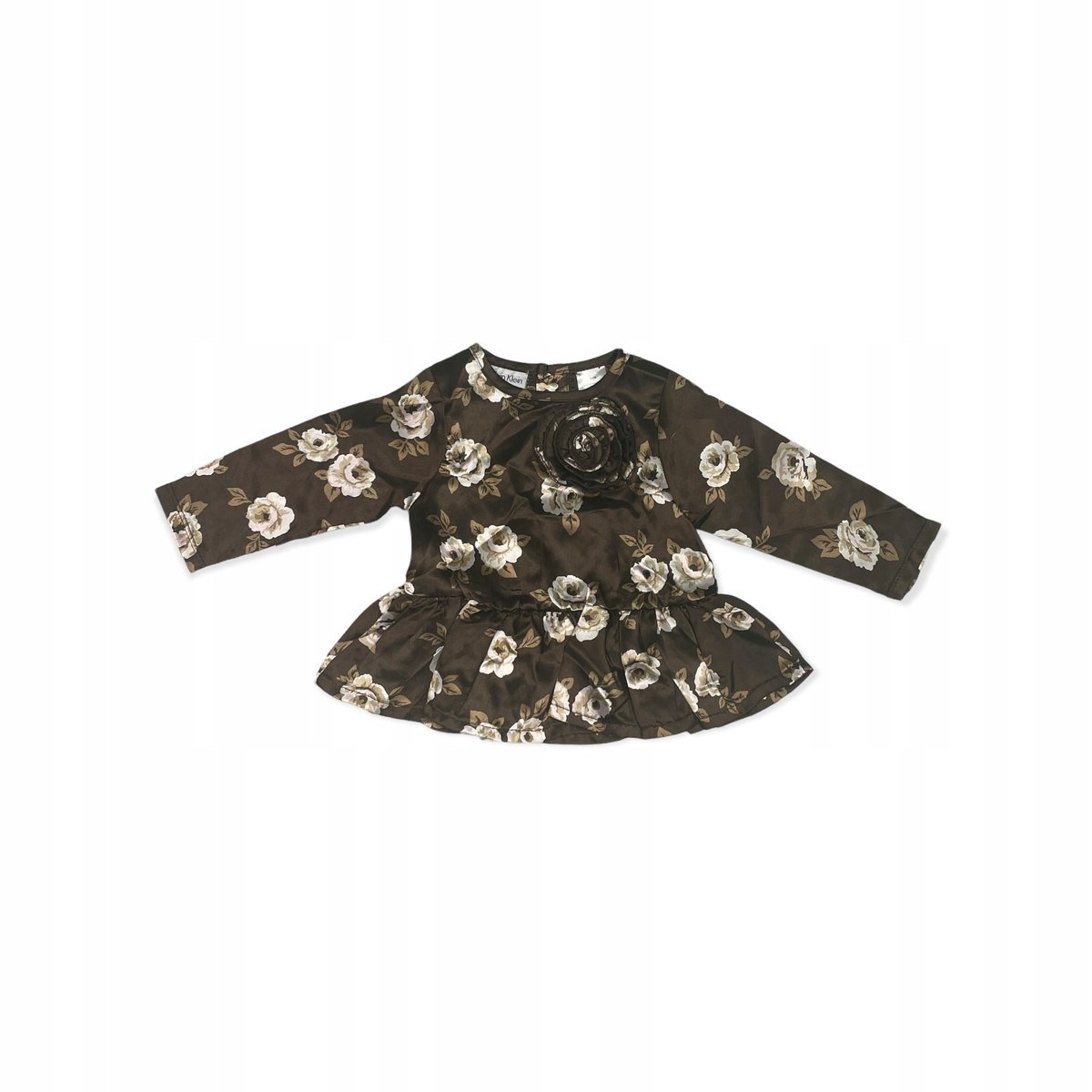 Koszulka bluzka dziewczęca rękaw CALVIN KLEIN 3/6m