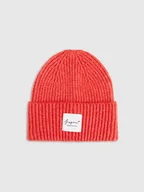 Czapki damskie - 4F Czapka zimowa damska - czerwona S - miniaturka - grafika 1