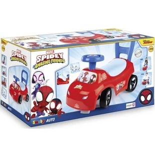 Jeździk SMOBY Ride Spidey 7600720546 Czerwono-niebieski - Jeździki dla dzieci - miniaturka - grafika 1