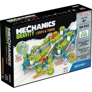 GeoMag Klocki magnetyczne Mechanics Gravity 130 elementów GXP-790459 - Klocki - miniaturka - grafika 1
