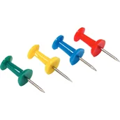 Gwoździe - Pinezki beczułka kolor mix 12szt 12szt - miniaturka - grafika 1