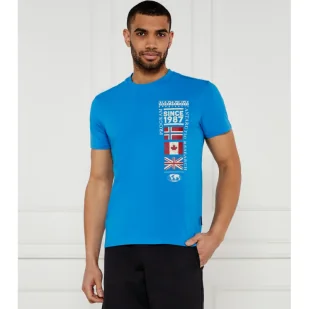 Napapijri T-shirt S-TURIN Regular Fit - Koszulki męskie - miniaturka - grafika 1