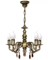 Lampy sufitowe - Lemir Antares Żyrandol 5 - punktowy - Patyna O1315/W5 426 / O1315/W5 - miniaturka - grafika 1