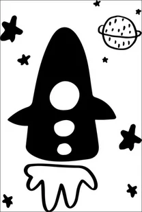Plakat, Rakieta, 70x100 cm - Plakaty - miniaturka - grafika 1