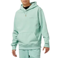 Bluzy sportowe męskie - Bluza New Balance MT23565SAE - niebieska - miniaturka - grafika 1