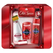Zestawy kosmetyków męskich - Old Spice zestaw Captain Tin Box: Woda 100 ml + Deo stick 50 ml + Żel pod prysznic 250 ml - miniaturka - grafika 1