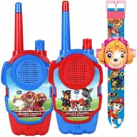 Projektory dla dzieci - PSI PATROL ZESTAW DO ZABAWY ZEGAREK Z PROJEKTOREM SKYE + 2x WALKIE TALKIE - miniaturka - grafika 1