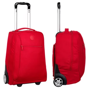 Plecak Szkolny Na Kółkach Coolpack Compact Rpet Red F086642 - Plecaki szkolne i tornistry - miniaturka - grafika 1