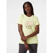 Koszulki i topy damskie - Damska koszulka Helly Hansen Skog Recycled Graphic faded yellow - L - miniaturka - grafika 1