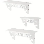 Inne - TEMU 3-częściowy zestaw półek wiszących 30 cm 60 cm w kształcie litery U, półka wisząca, półka ścienna, półka wisząca, drewno-tworzywo sztuczne, - miniaturka - grafika 1