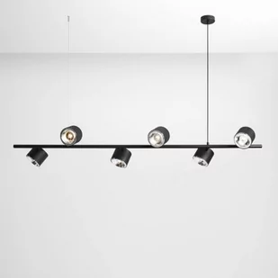 Aldex Bot lampa wisząca 6-punktowa czarna 1047K 1047K - Lampy sufitowe - miniaturka - grafika 1