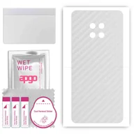 Szkła hartowane na telefon - Folia naklejka skórka strukturalna na TYŁ do Huawei Mate 30 RS Porsche Design -  Carbon Przezroczysty - apgo SKINS - miniaturka - grafika 1