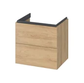 Szafki łazienkowe - Szafka łazienkowa pod umywalkę Senti Maletto 60 cm dąb hikora - miniaturka - grafika 1