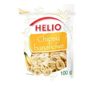 Helio CHIPSY BANANOWE 100 G zakupy dla domu i biura! 10137 - Bakalie - miniaturka - grafika 1