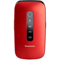 Telefony komórkowe - Panasonic KX-TU550EXR Czerwony - miniaturka - grafika 1
