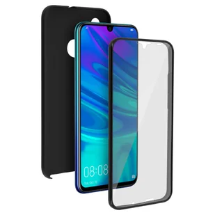 Etui 360° do P Smart 2019 / Honor 10 Lite Elastyczny przód i sztywny tył — czarne - Etui i futerały do telefonów - miniaturka - grafika 1
