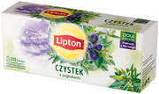 Herbata - Lipton Suplement diety herbatka ziołowa aromatyzowana czystek z jagodami 20g 20 torebek - miniaturka - grafika 1