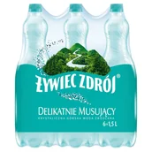 Woda - Żywiec Zdrój Woda lekko gazowana 1,5l 6 szt. SPP.064 - miniaturka - grafika 1