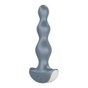 Korki analne - Satisyfer Wibrująca sonda z kulkami analnymi Satisfyer Lolli Plug 2 Szary - miniaturka - grafika 1