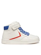 Buty dla chłopców - Geox Sneakersy J Eclyper J56LSA 0BC11 C1Z7S S Biały - miniaturka - grafika 1