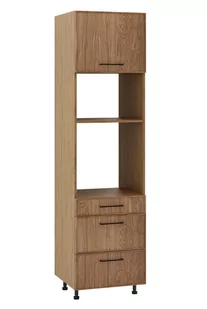 Asti Słupek Wysoki Pod Zabudowę Piekarnika/Microfali Dpps3-60-38-220_Modern Fornir - Meble kuchenne - miniaturka - grafika 1