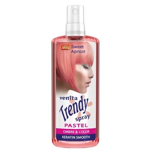 Venita Trendy Spray Pastel, spray koloryzujący do włosów 23 Sweet Apricot, 200 ml - Kosmetyki do stylizacji włosów - miniaturka - grafika 1