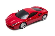 Zabawki zdalnie sterowane - Ferrari 488 GTB skala 1:24 Rastar 76000 samochód sterowany czerwony - miniaturka - grafika 1
