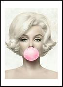 Plakaty - Poster Story, Plakat, Marilyn Monroe z Balonem, wymiary 42 x 60 cm - miniaturka - grafika 1