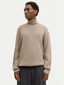 Swetry męskie - Jack & Jones Golf Milano 12285093 Beżowy Relaxed Fit - miniaturka - grafika 1