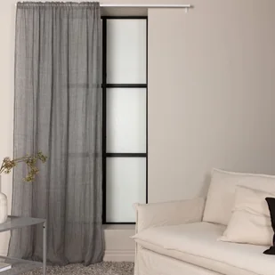 Venture Home Zasłona Elena, 240x135 cm, poliestrowa, ciemnoszara - Zasłony - miniaturka - grafika 1