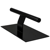 Meble fryzjerskie - Podnóżek fryzjerski loft Akali PRO Round czarny - miniaturka - grafika 1