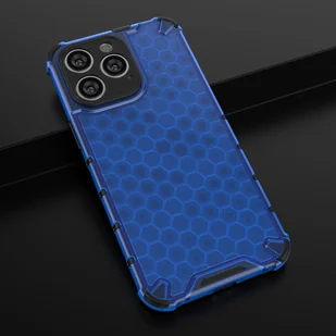 Honeycomb etui iPhone 14 Pro Max pancerny hybrydowy pokrowiec niebieskie - Etui i futerały do telefonów - miniaturka - grafika 18
