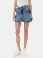 Spódnice - Guess Spódnica jeansowa W5YD1C D5QKB Granatowy Regular Fit - miniaturka - grafika 1