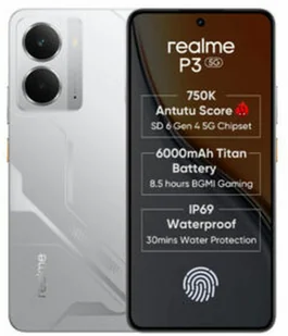 Realme P3 5G Dual Sim 8/256GB Szary - Telefony komórkowe - miniaturka - grafika 1