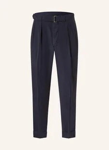 Officine Générale Spodnie Garniturowe Pierre Slim Fit blau - Moda i Uroda OUTLET - miniaturka - grafika 1