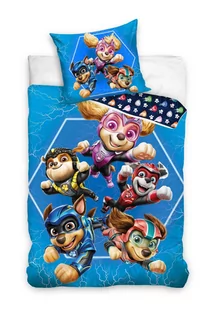Carbotex, Komplet pościeli bawełnianiej 160X200 + 70X80, Psi Patrol, Paw Patrol - Pościel dla dzieci - miniaturka - grafika 1