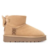 Botki damskie - XTI KIDS 151299, Botki dziewczęce - beżowe, 32 EU, beż, 32 EU - miniaturka - grafika 1