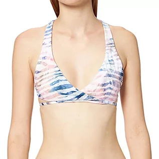 Koszulki i topy damskie - Hurley Damski top bikini W zebra kolor Wash Wrap Top Rust Pink XS HT1101 - grafika 1