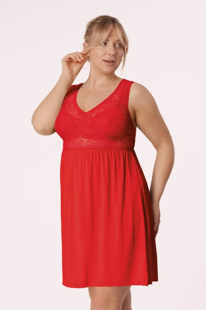 Mefemi by Nipplex Desire koszulka nocna damska koronka wiskoza