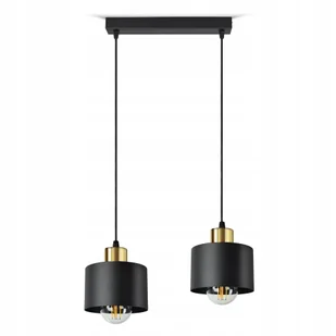 Lampa Sufitowa Żyrandol Plafon Classic Spot BZ2 Led E27 Black Gold - Lampy sufitowe - miniaturka - grafika 1