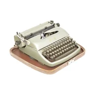 Dekoracje domu - Zabytkowa maszyna do pisania Rheinmetall Model KsT, Niemcy lata 50. - miniaturka - grafika 1