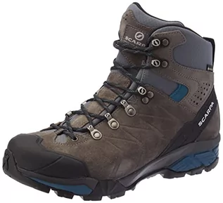 Buty trekkingowe męskie - Scarpa Zg Trek GTX, męskie buty trekkingowe z wysokim stanem, Titanium Lake Blue Gore Tex Trm Salix Trek, 10.5 UK - grafika 1