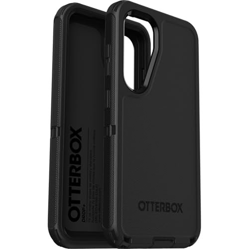 OtterBox Defender Etui do Samsung Galaxy S25, Odporne Na Wstrząsy i Upadki, 7 Razy Przetestowane Zgodnie ze Standardami Wojskowymi, Czarne