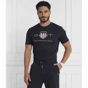 Gant T-shirt | Regular Fit - Koszulki męskie - miniaturka - grafika 1