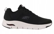 Buty sportowe męskie - Buty męskie Skechers Arch Fit 232200-BKW 44 - miniaturka - grafika 1