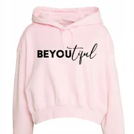 Zestawy upominkowe - RÓŻOWA BLUZA Damska BEYOUTIFUL Girl Power Ciekawe Wzory Rozmiar 158 cm - miniaturka - grafika 1